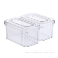 Clear Household Food Storage Container With Lid